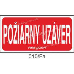 Požiarny uzáver